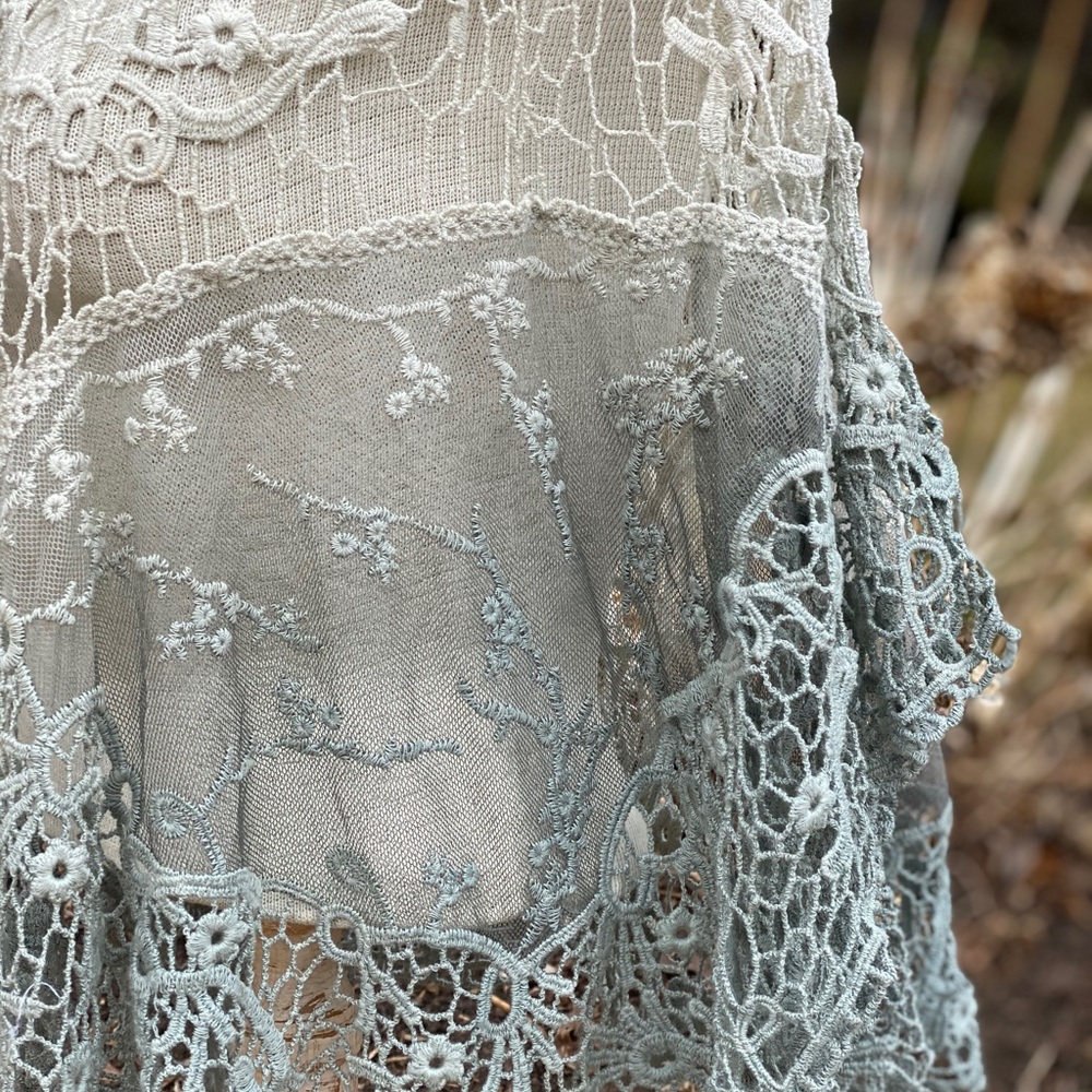 Lace poncho